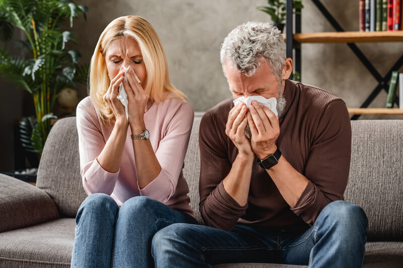 Allergische Reaktion durch Schimmel